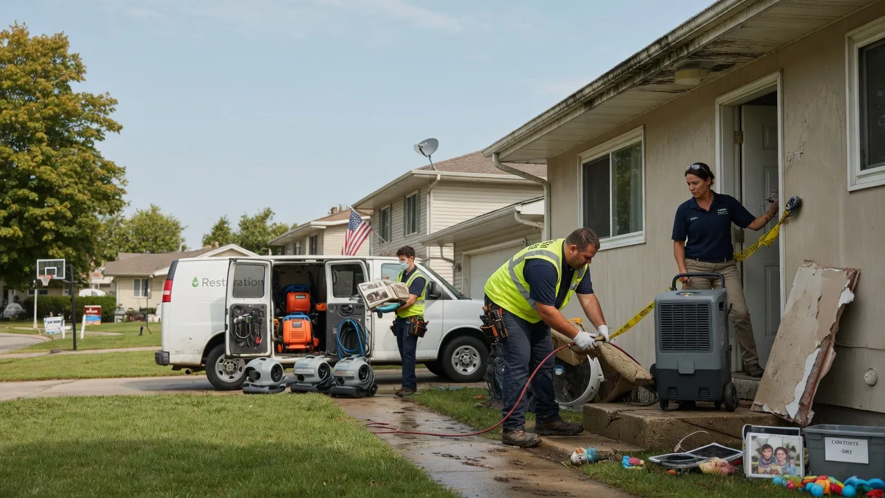 Water Damage Restoration in Serena, IL near me
